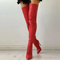 Bottes à talons hauts pour femmes avec fermeture éclair, bout pointu | Genou et cuisse haute - Collection Automne