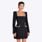 Marion | Elegant beaded U-neck dress for women
