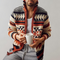 Cardigan classico da uomo con zip in maglia