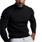 Élégant pull à col roulé d'hiver - Pulls à col roulé pour hommes - Luxueux, chaud et polyvalent