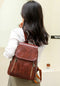 Elegante mochila de cuero para mujer | Bolsa antirrobo | Roswitha