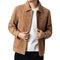 Veste de transition en velours côtelé de haute qualité pour hommes, classique, spéciale automne