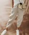 Pantaloni casual da donna - vita elastica - coulisse - abbigliamento casual leggero