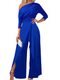 Anne | Κομψό off-shoulder jumpsuit με κομψό σκίσιμο για γυναίκες