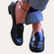 Loafer en cuir orthopédique pour femmes Chaussures confortables