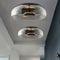 Elegante plafón LED de cristal