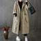 Trench classico oversize con cintura per donna